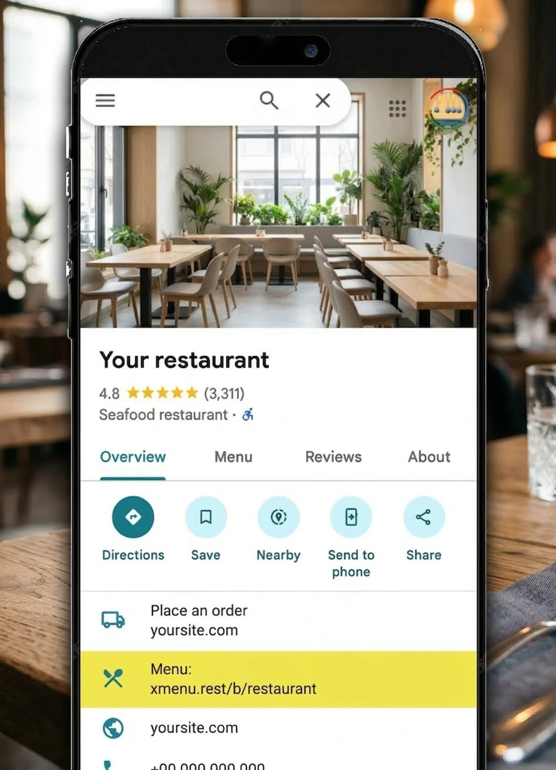 Vmenu Map VMenu — เมนูดิจิทัลสำหรับร้านอาหาร